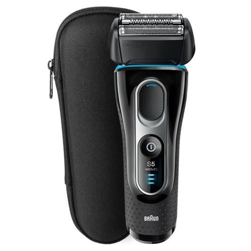 Braun Series 5-5145 S Wet+dry Rasoir Electrique - Noir/bleu/chrome