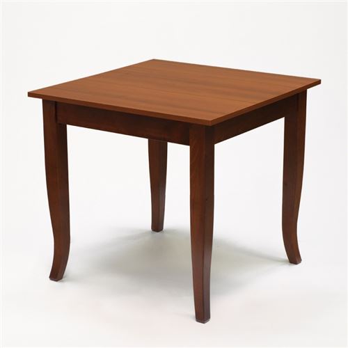 Table en bois massif pour brasserie bar et restaurant 80x80 cm Gerry