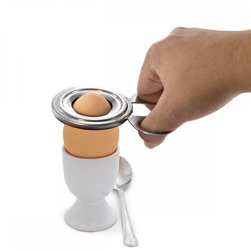 EASY MAKE KU6271 Coupe-&OElig;uf Coque Argent 7,70 x 0,50 x 10 cm