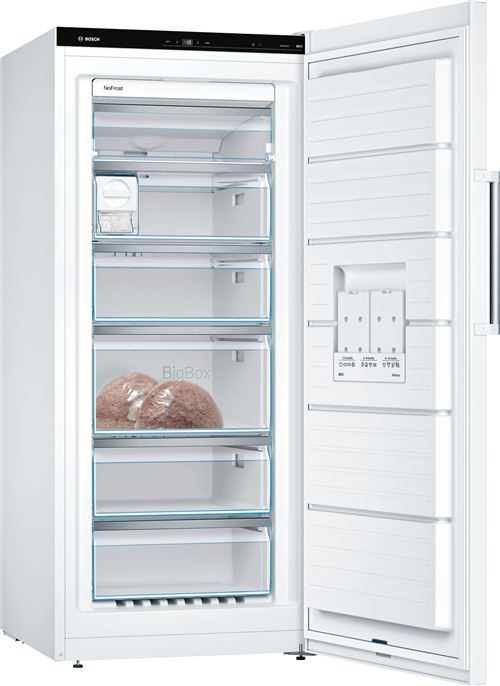 13 18 Sur Bosch Serie 6 Gsn51awdv Congelateur Congelateur Armoire Pose Libre Largeur 70 Cm Profondeur 78 Cm Hauteur 161 Cm 286 Litres Classe A Blanc Congelateur Armoire Achat Prix Fnac