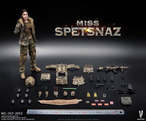 Figurine VeryCool VCF2052 - Russian Special Combat Women Soldier - Miss Spetsnaz