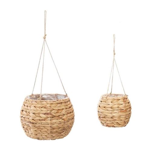 Lot de 2 Cache-Pots Déco Hya 26cm Naturel