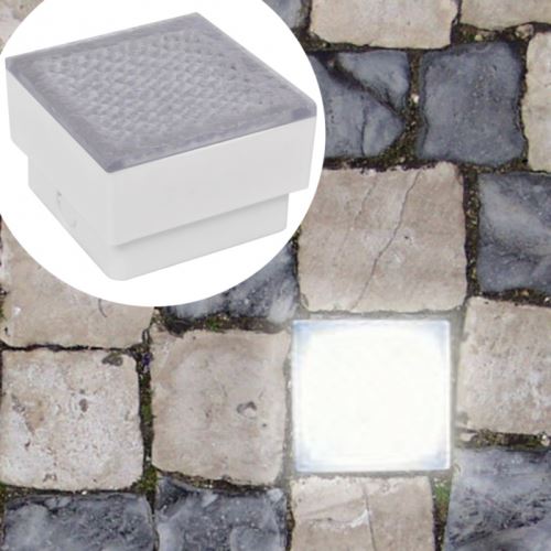 12 lampes LED incorporées au sol 100x100x68 mm (6x41715)
