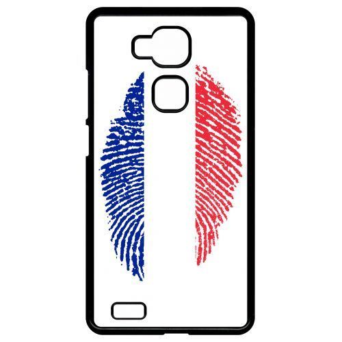 Coque huawei ascend mate7 monarch empreinte digitale drapeau france