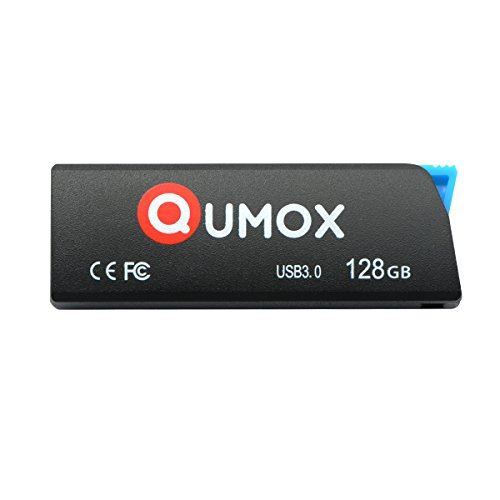 QUMOX 128GO 128 Go Pen Drive CLE USB 3.0 Lecteurs Flash Memoire Stick Noir
