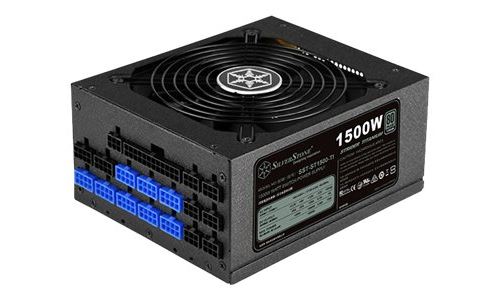Silverstone Technology Silverstone Sst-St1500-Ti - Série Strider Titanium, 1500W 80 Plus Titane Atx Alimentation Pc, 135Mm, Câblage 100% Modulaire