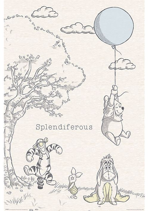 Winnie l'Ourson - Winnie the Pooh (Splendiferous) - 61x91,5 cm - AFFICHE / POSTER