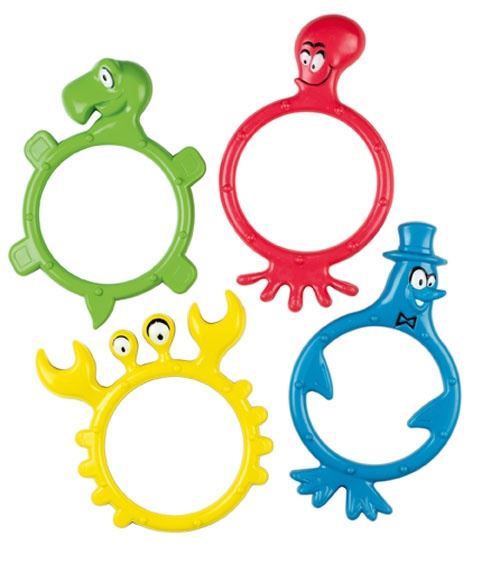 Beco anneaux de plongée 10 cm 4 pièces
