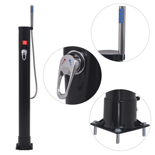Doccia Solare 8 L Pvc Acciaio - Vidaxl