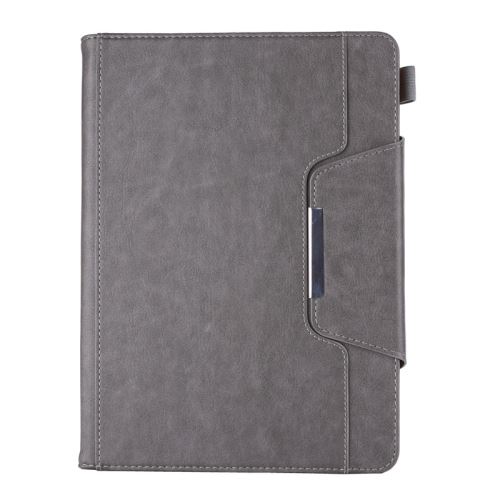 Etui en PU avec boucle et fente stylo pour Apple iPad 5/ Air A1474 A1475 A1476 - Gris