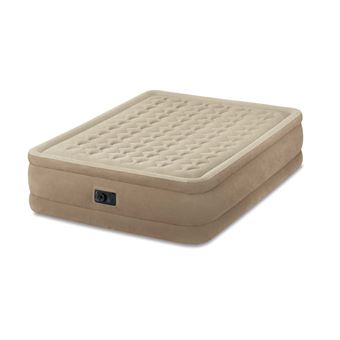 Lit gonflable Intex Ultra Plush 2 places Beige