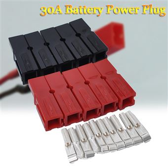 31 Sur 20x Batterie De Voiture Electrique Connecteur 30amp Alimentation Connecteur Fiche Chariot De Golf Wedazano1041 Accessoire Voiture Achat Prix Fnac