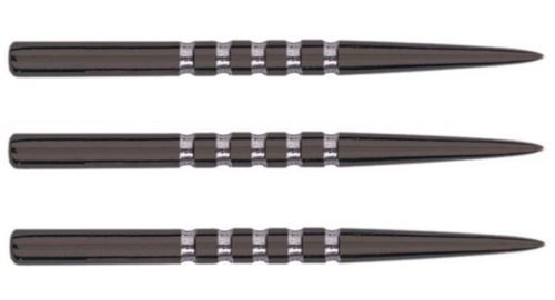 Unicorn steeltip dartpunten 5 Rainures 38 mm noir 3 pièces