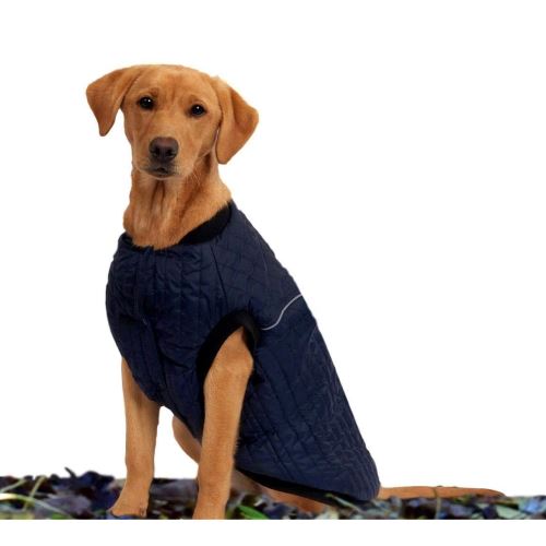 Comparer les prix de Weatherbeeta - Manteau PUFFER - Chien (25 cm) (Bleu marine) - UTWB744