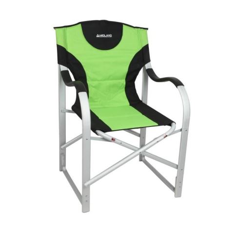 Fauteuil Director Big Size - Aluminium - Vert et noir