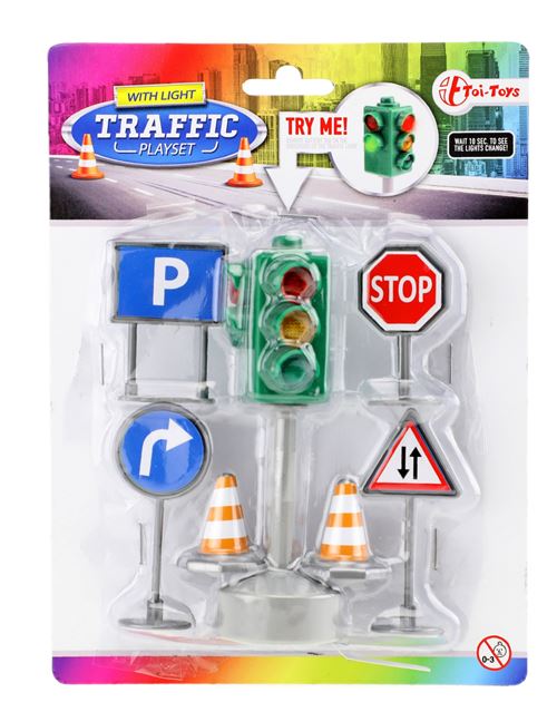 Toi-Toys kit de circulation 7 pièces 12 cm