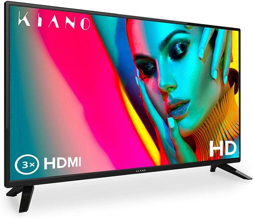 Kiano Slim TV 32 Pouces [80 cm, Triple Tuner, DVB T2, CI, CI ] Lecteur Multimédia Via Port USB