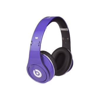 Beats Studio - Écouteurs avec micro - circum-aural - filaire - Suppresseur de bruit actif - violet