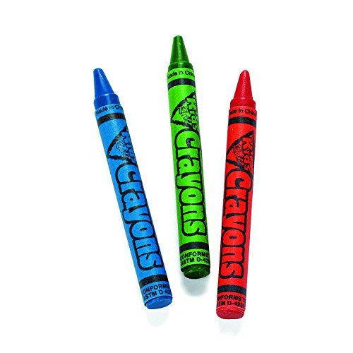 24 paquets ~ Crayons enveloppés de Cellophane ~ 3 crayons par paquet ~ Env. 2 34 ~ Red, Green, Blue ~ Nouveau