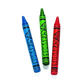 24 paquets ~ Crayons enveloppés de Cellophane ~ 3 crayons par paquet ~ Env. 2 34 ~ Red, Green, Blue ~ Nouveau - 1