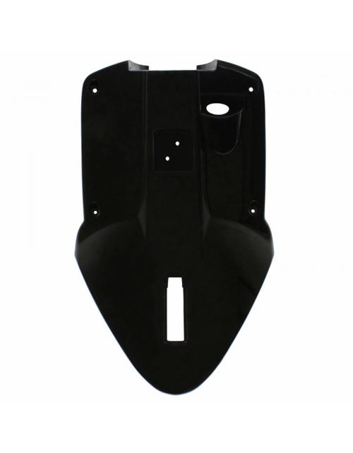 Carenage-tablier ar scoot adaptable mbk 50 booster 2004+-yamaha 50 bws 2004+ noir brillant (vendu sans cache plaque numero)