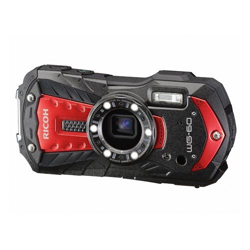 Ricoh WG-60 Appareil Photo Numérique Compact Etanche 16 MP HD (1080p) Rouge