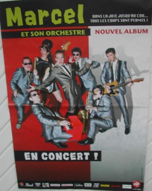 Marcel Et Son Orchestre - 68x100 cm - AFFICHE / POSTER