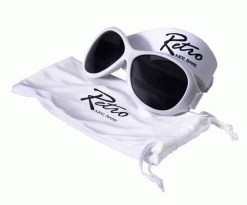 Baby Banz Lunettes De Soleil Retro - Blanc