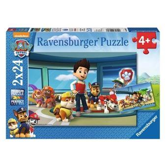 Puzzles 2 x 24 pièces Ravensburger Des museaux efficaces Pat Patrouille