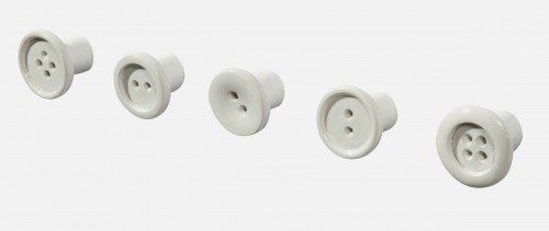 Capventure Puhlmann Crochets en forme de boutons Blanc