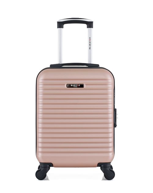 Valise Cabine BLUESTAR|BRAZILIA-E Rose Doré en ABS
