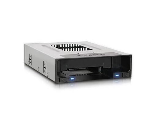 ICY DOCK flexiDOCK MB795SP-B Station d'accueil SSD ou HDD 2,5 et 3,5 SATA sans plateau pour baie de disque externe de 5,25