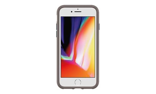 OtterBox Otter + Pop Symmetry Series - Coque de protection pour téléphone portable - polycarbonate, caoutchouc synthétique - bleu valeur sûr - pour Apple iPhone 7, 8, SE (2e génération)