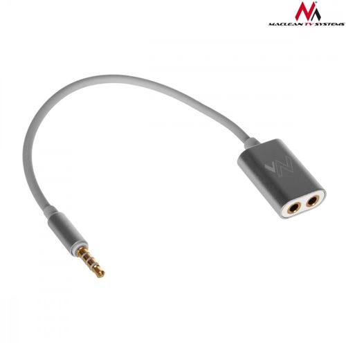 Maclean mctv-580 adaptateur splitter 3,5 mm câble casque et microphone