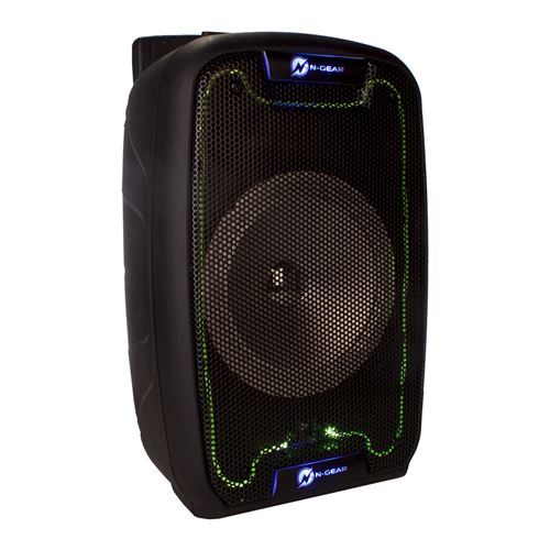 N-Gear chariot de haut-parleurs The Flash 810bluetooth 150W noir
