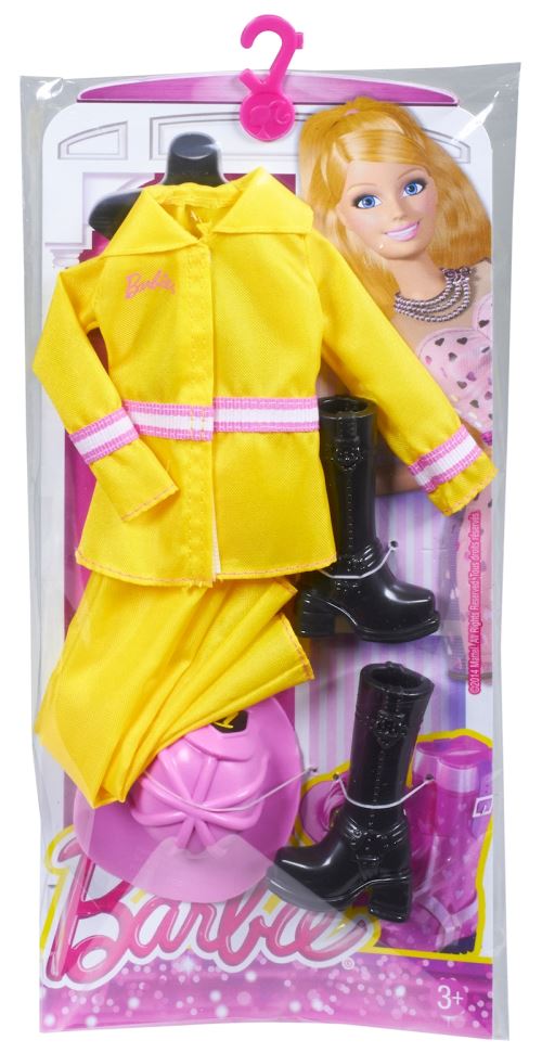 Habit barbie - poupée et mini-poupée - tenue de pompier - mattel
