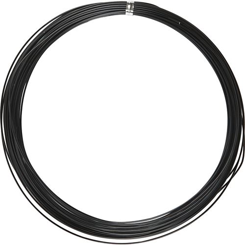 Creotime fil aluminium 16 m rond rond 1 mm noir