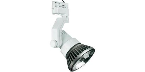 Lampe pour système de rail à haute tension Megatron Loft triphasé E27 23 W Ampoule halogène blanc