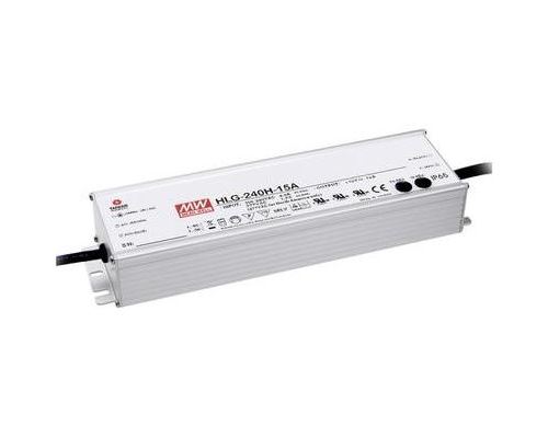 Driver led mean well hlg-240h-12b 12 v dc 16 a
