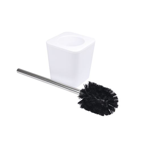 brosse wc plastique effet soft touch vitamine blanc