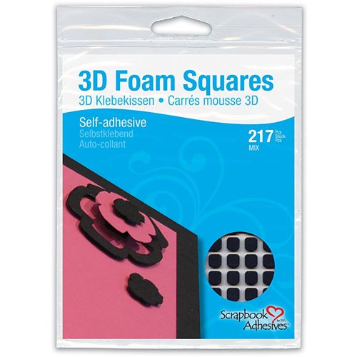 3L carrés de mousse 154 pièces 10 x 10 cm 63 pièces 5 x 5 cm