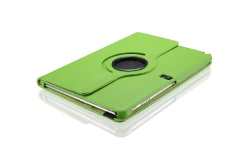 WISETONY® Etui PU cuir Coque Housse rotative 360°pour Samsung Galaxy Note P600/P601 10.1 - Vert
