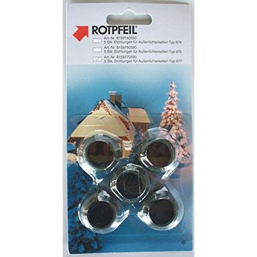 Carte blister avec 5 joints pour extérieur lumière chaîne de rechange type 977 à partir de 2002 8159770590 mk