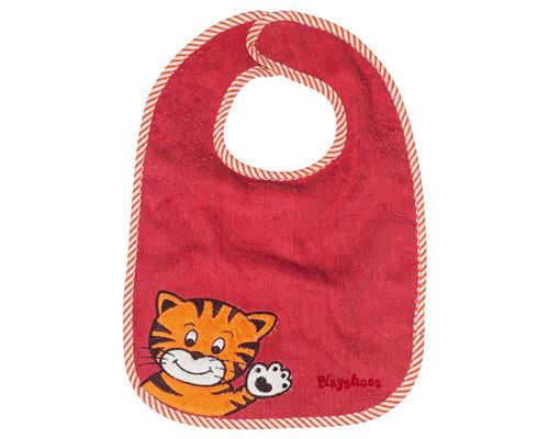 Playshoes bavoir velcro tigre rouge 27 x 28 cm