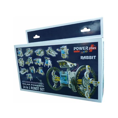 rabbit kit jouets solaires 14 en 1