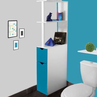 19 Sur Meuble Wc Etagere Bois Gain De Place Pour Toilette 2