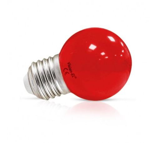 Ampoule LED E27 - 1W - Rouge