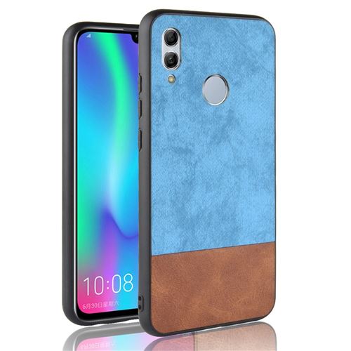 Coque en TPU Hybride revêtu d'une couche d'épissure bicolore bleu pour votre Huawei P Smart (2019)/Honor 10 Lite