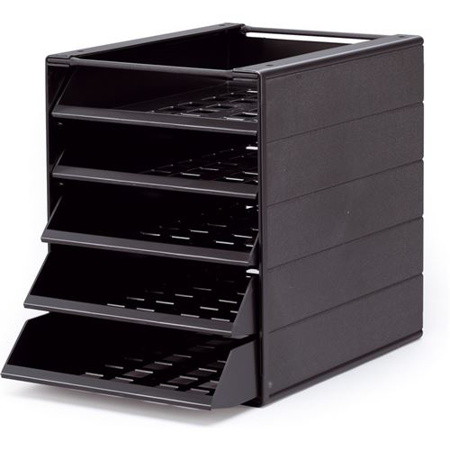 durable durable module de classement idealbox basic 5 eco, 7 tiroirs noir