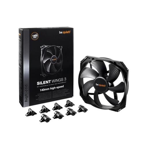 be quiet! be quiet! lufter silent wings 3 - 140mm high speed noir